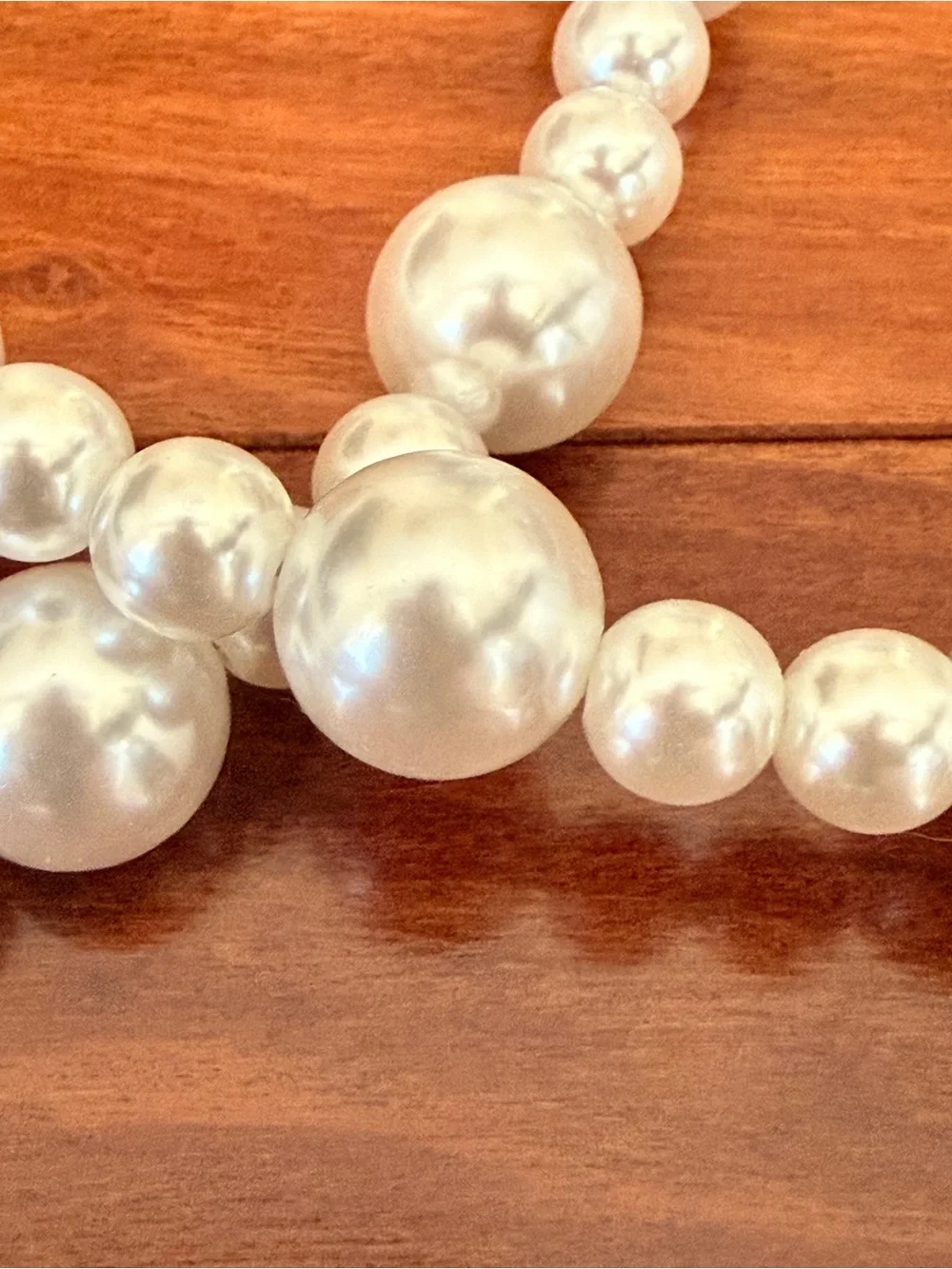 Gold-Hardware White Pearl Beaded Phone Chain - Women Accessories